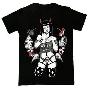 Witch Way Printed Shirt